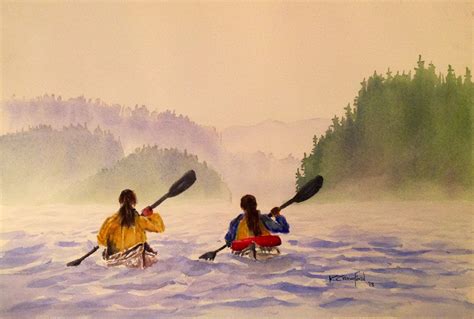 Pin By Brenda Arsenault Burshaw On Learn Watercolor Painting Kayak