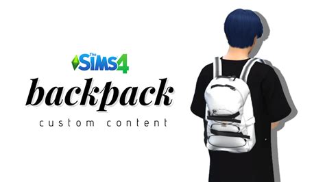 Sims 4 Backpacks That Will Complement Your Outfits — Snootysims