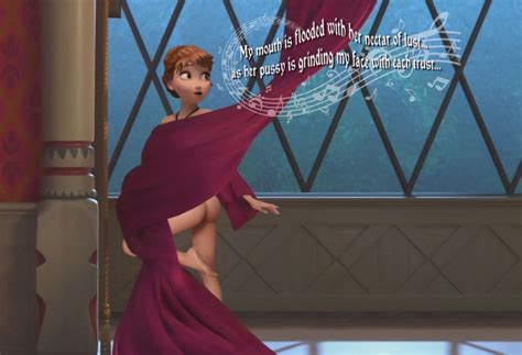 Rule 34 1girls Anna Frozen Ass Curtains Disney Exposed Ass Female