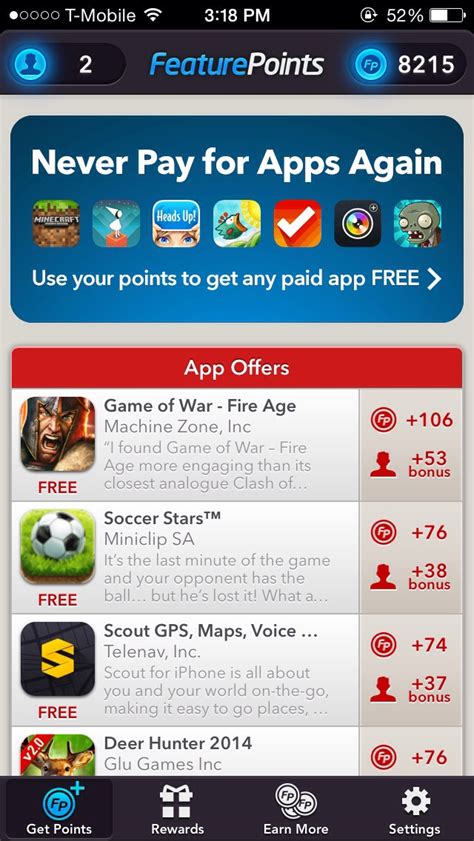 🚨earn Points By Playing Apps That You Can Redeem For Tcards