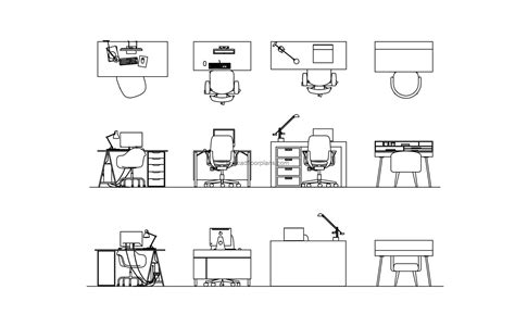 Autocad Office Furniture Blocks Home Design Ideas