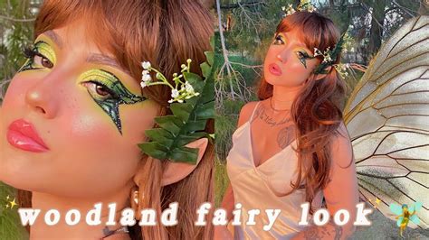 Woodland Fairy Halloween Makeup Tutorial Youtube