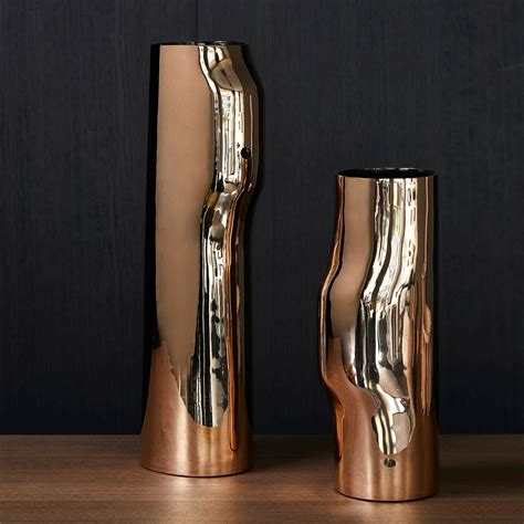 Polished Bronze Bos vases | KOOKU