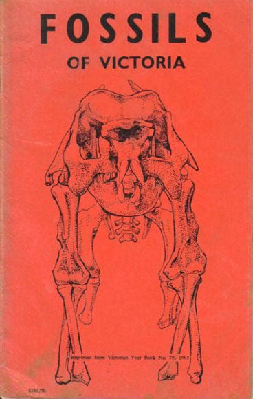 Fossils Of Victoria De Edmund D Gill Good Stapled Booklet 1970