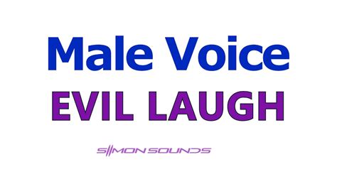 Male Voice Evil Laugh Sound Effectsfx Youtube