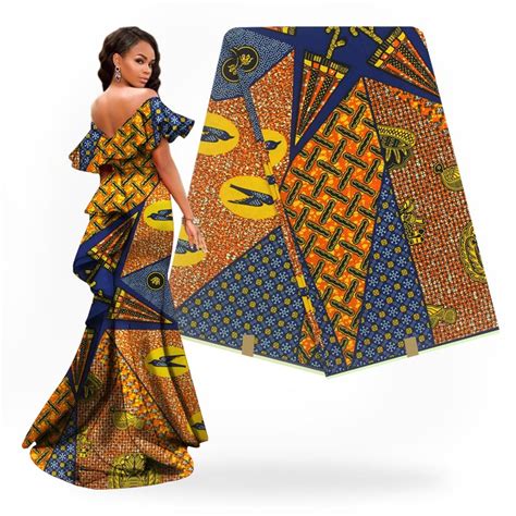 Ankara African Wax Print Fabric Wax Hollandais Wax High Quality 2019