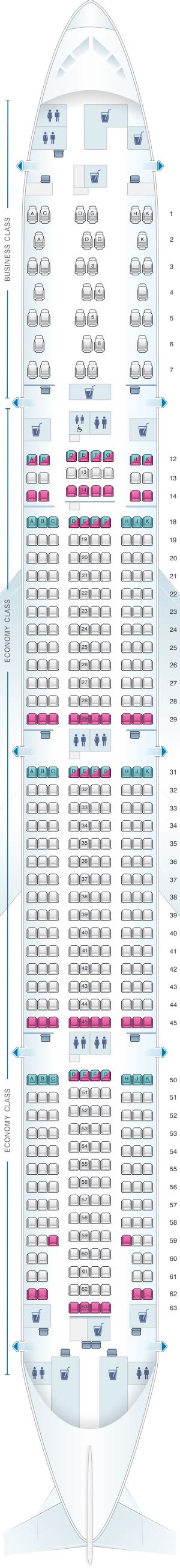 Air Canada 777 300er Seat Map