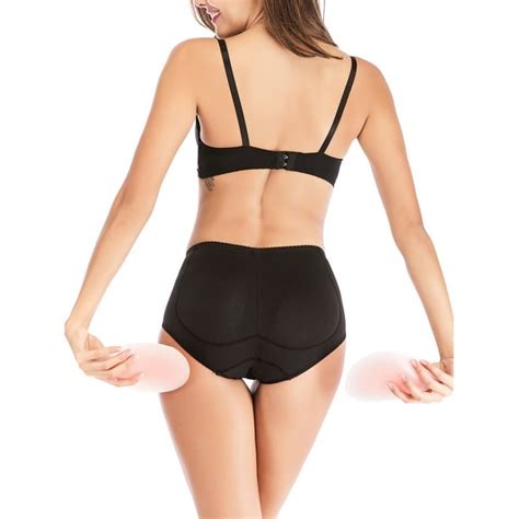 Lelinta Women Padded Underwear Seamless Butt Lifter Hip Enhancer Body
