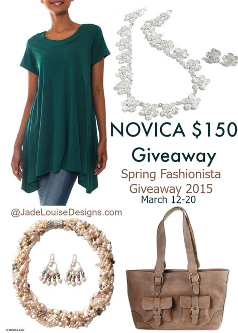 150 Novica T Card Giveaway Spring Fashionista Giveaway Event 2015