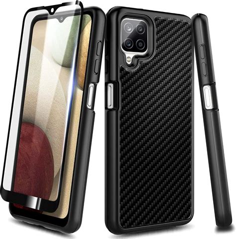 Nagebee Case For Samsung Galaxy A12 5g With Tempered Glass Screen