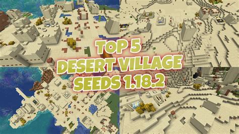 Top 5 Best Desert Village Seeds Minecraft 1182 Youtube