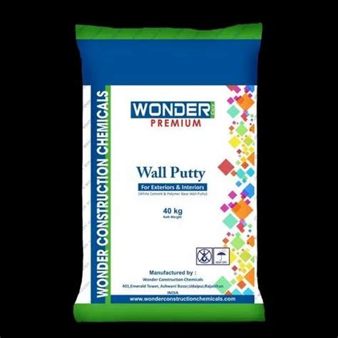 White Wonder Care Premium Wall Putty 40 Kg At Best Price In Udaipur