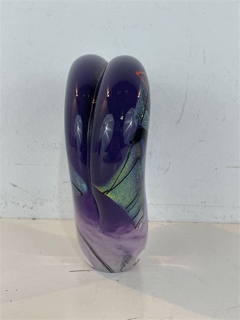 Shawn Elizabeth Messenger 1998 Evolution Series Signed Art Glass Paperweight Ebay