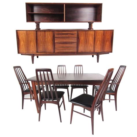Enjoy free shipping on modern dining room sets over $35. Scandinavian Modern Rosewood Dining Room Set For Sale at ...