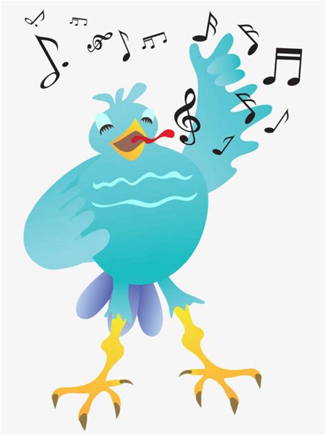Cartoon Bird Singing Bird Clipart Cartoon Clipart Cartoon Png Image