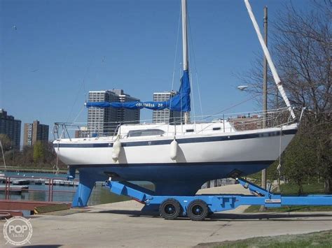 1972 Used Columbia 28 Sloop Sailboat For Sale 12750 Chicago Il
