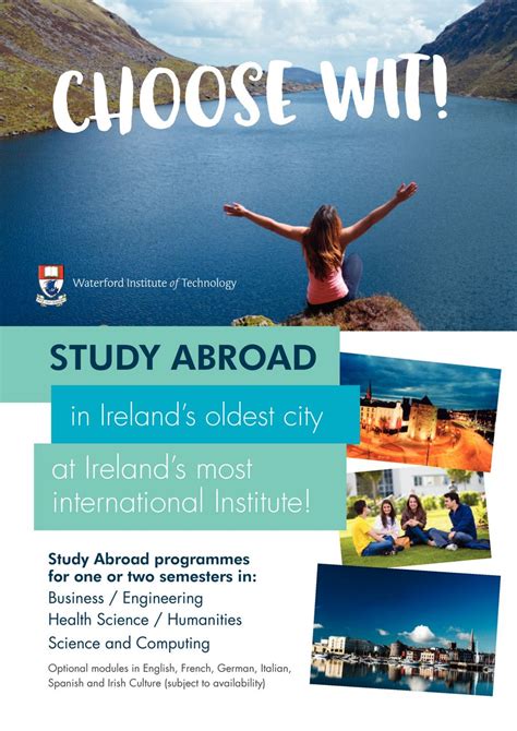 2016 Study Abroad Flyer By Waterfordit Flipsnack