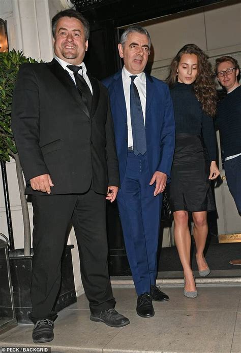 Bean in the television series and 1997. Rowan Atkinson and daughter Lily celebrate Johnny English ...