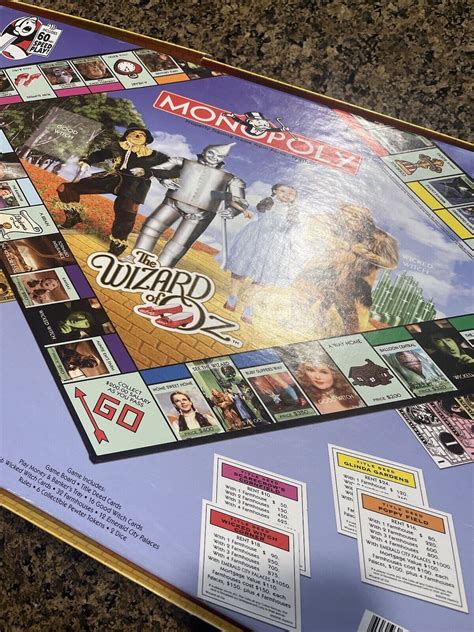 The Wizard Of Oz Collectors Edition Monopoly Board Game Missing 2