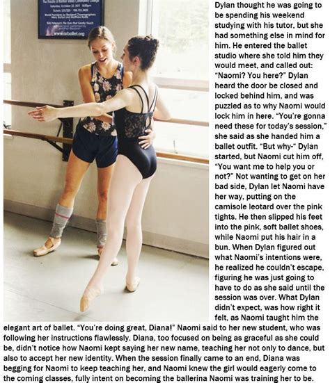 Feminized Into An Elegant Ballet Dancer Ballet Dancers Ballet Studio Dancer