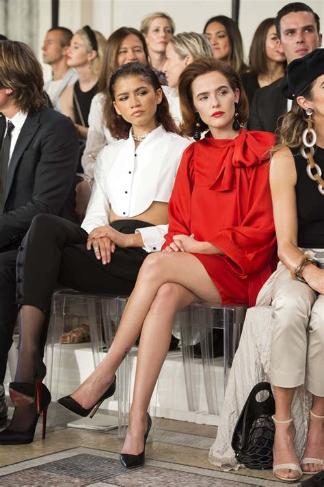 all the best front row action at the fall 2019 couture shows zoey deutch zoe deutch style
