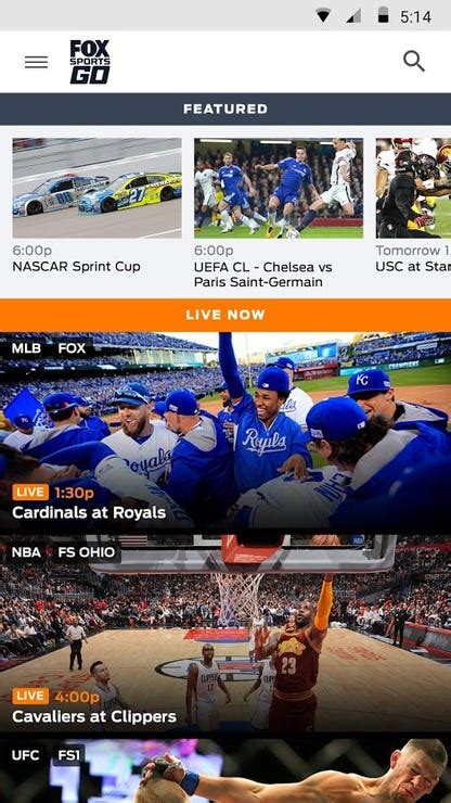 Fox Sports Go Watch Live Free Download And Software Reviews Cnet