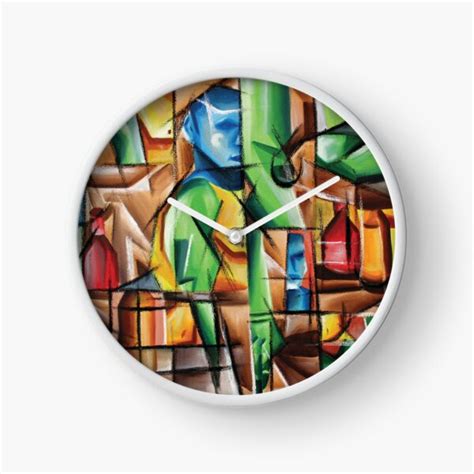 Cubism Just A Different Way To See Things Clock For Sale By Skotiuk