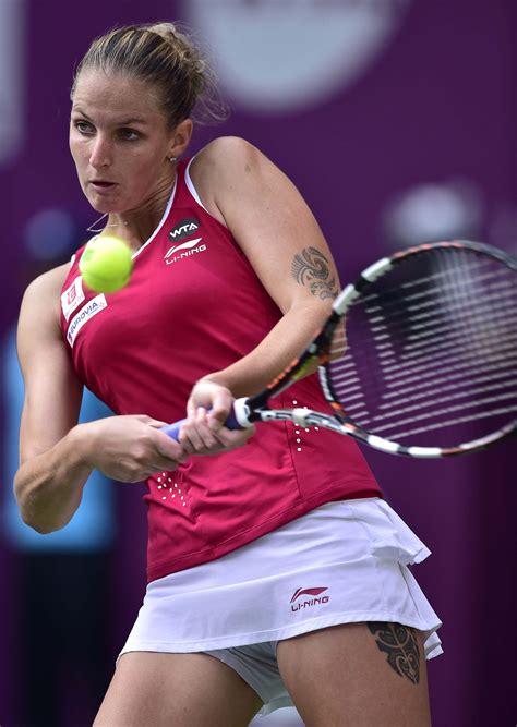 Česká tenistka karolína plíšková (* 21. Karolina Pliskova - 2015 Tianjin Open in China - Quarter-Final