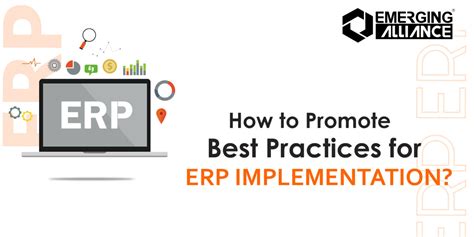 How To Promote Best Practices For Erp Implementation Sap B