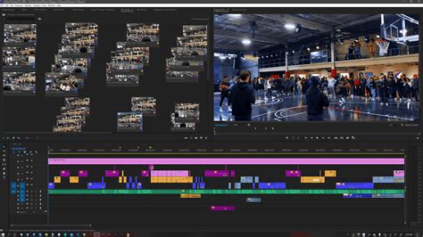 Screenshot Of Premiere Pro Workspace Including Timeline Bin And