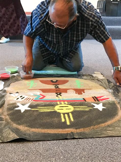 Navajo Sand Art Lets Be Art Smart 5th Grade Navajo Sand Painting