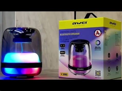 Awei Y Portable Wireless Bluetooth Speaker Youtube