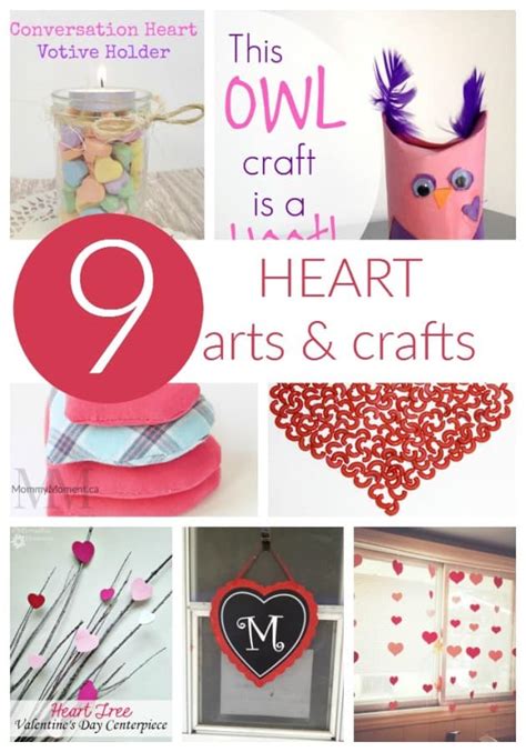9 HEART ARTS AND CRAFTS IDEAS | Mommy Moment