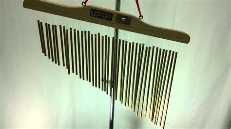 Garden stones, photo plaques, wind chimes, grave markers UFIP Brass Wind Chimes Medium - YouTube