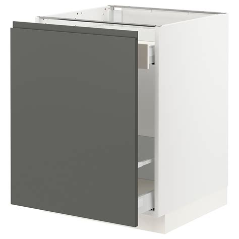 Look through laundry sorter bin. SEKTION Base cabinet for sorting + 1 door, white Maximera ...