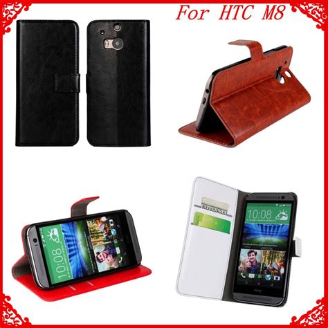 For Htc M8 Luxury Pu Leather Wallet Case For Htc One M8 Flip With Stand Design And Card Slot