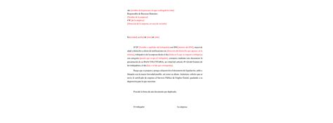 Modelo de carta de baja voluntaria canalJUBILACIÓN