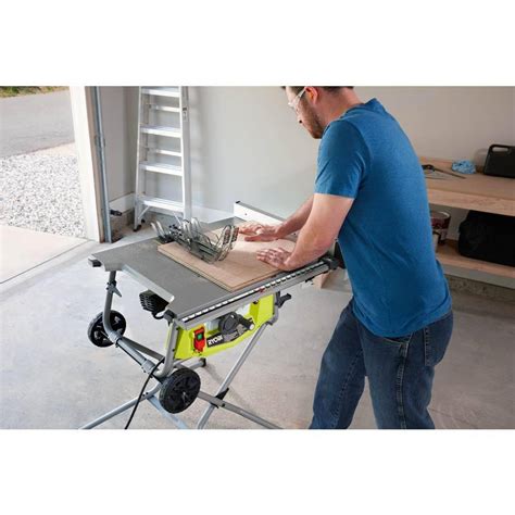 Ryobi Rts23 15 Amp 10 In Expanded Capacity Portable Corded Table Saw