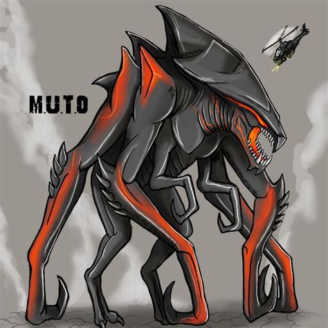 Muto Monsters Kaijus Sketch Painting Fanart Jsochart