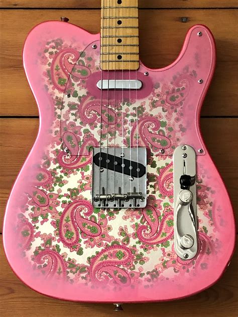 1996 Fender Pink Paisley Telecaster James Burton Gods Own Guitars