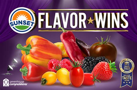 sunset® flavor wins big locally and internationally sunset grown all rights reserved