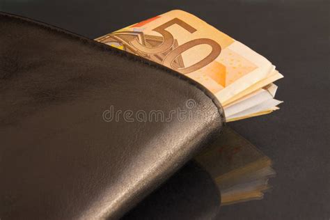 Wallet With Euros Stock Image Image Of Five Banknote 12688819