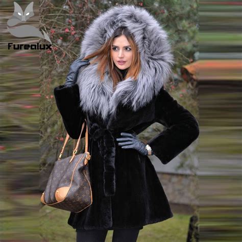 cheap real fur buy directly from china suppliers furealux women real natural rex rabbit fur