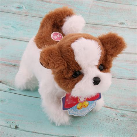 Forty4 realistic puppy dog toy for kids, walking, barking, singing, tail wagging, like real robotic present pet toy for toddler kids girls boys 3.3 out of 5 stars 8 $35.99 $ 35. Lifelike Puppy Dog Toy Walking Barking Electronic Dog With Dress Kids Toys Gift 1990-Now Animals ...