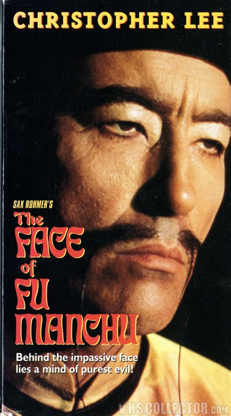 Come on in to the face shop and let us help. The Face of Fu Manchu | VHSCollector.com