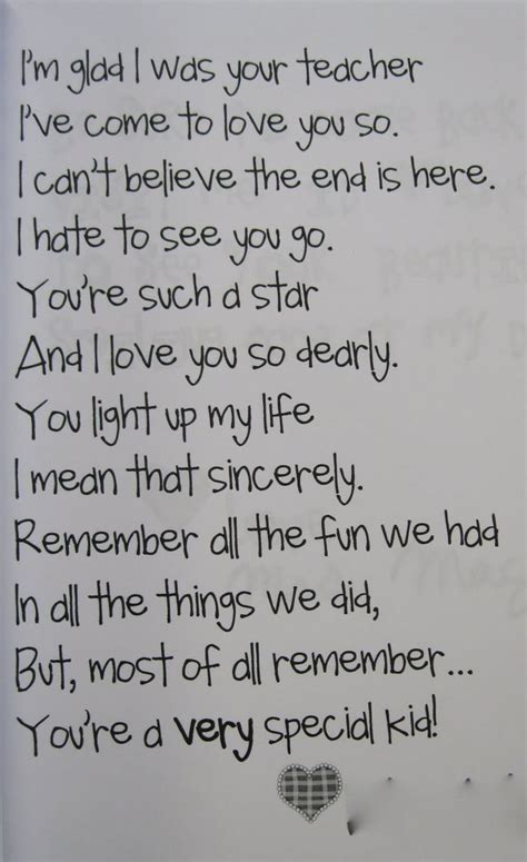 First Grade Poem For The End Of The Year School Ideas Pinterest