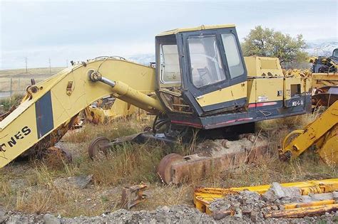 Mitsubishi Ms180 3 Excavator Being Dismantled Salt Lake City Ut