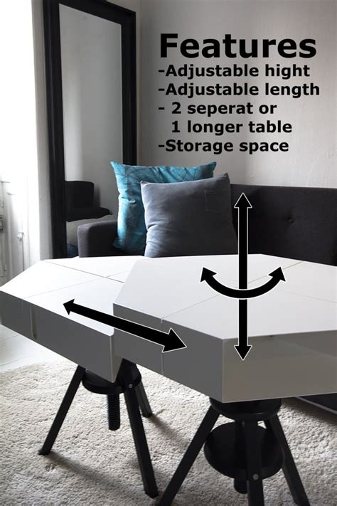 Adjustable height coffee table ikea. The KVISSLE adjustable coffee table: Don't you wish IKEA ...