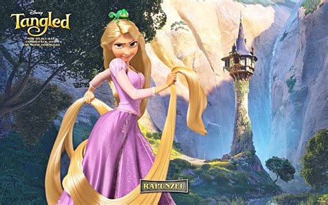 Walt Disney Wallpapers Princess Rapunzel And Pascal Walt Disney
