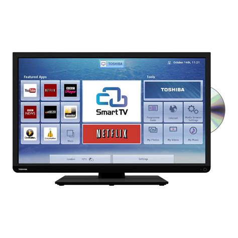 Toshiba 32d3453 32 Hd Ready Smart Led Tvdvd Combi With Freeview Hd